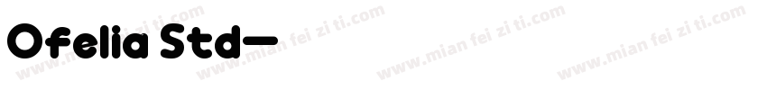 Ofelia Std字体转换
